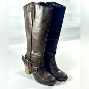Diba knee high faux leather boot